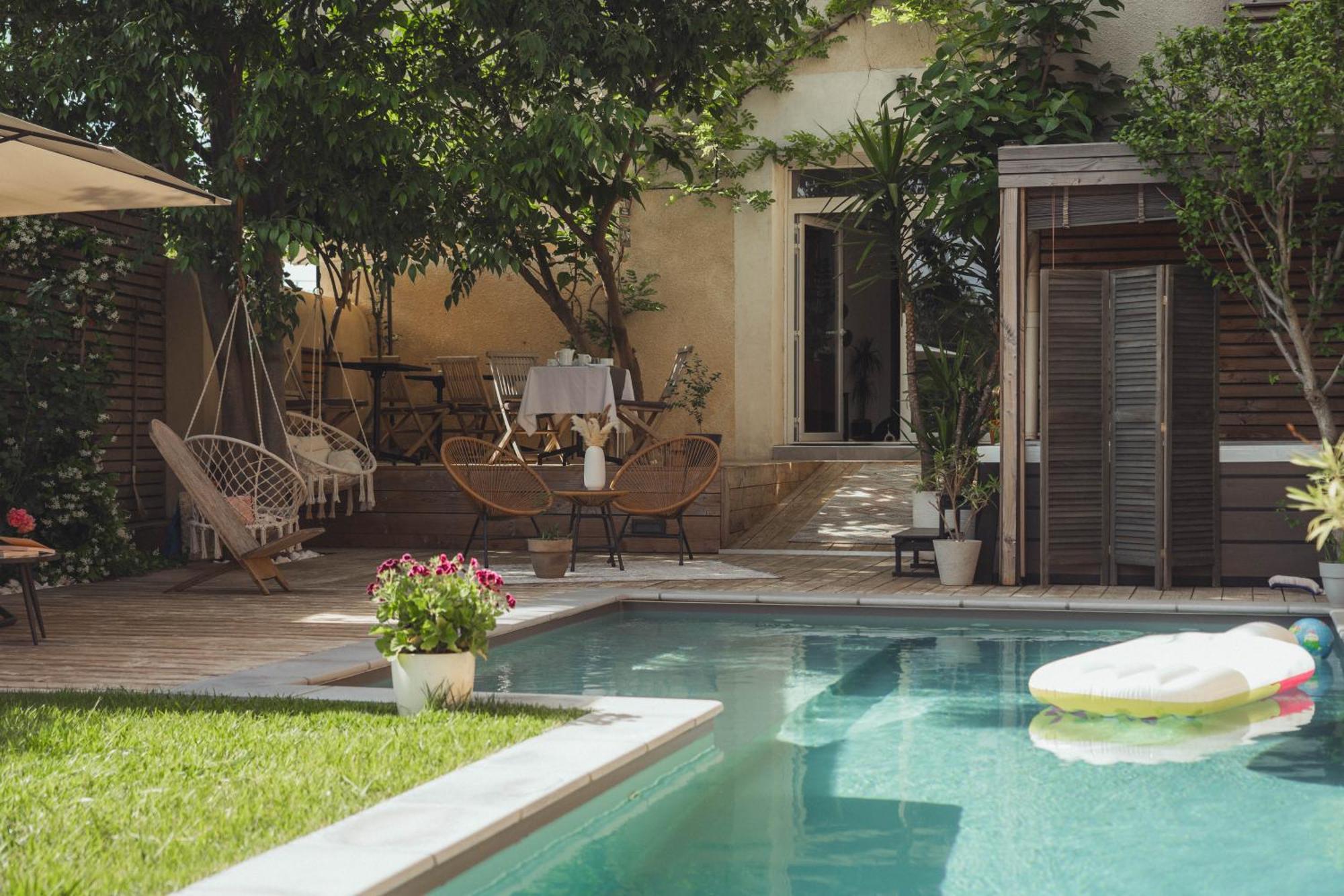 La Domitia - Maison D'Hotes, Massages & Bien-Etre Montbazin 외부 사진
